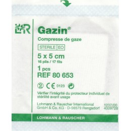 COMPRESSE DE GAZE STERILE 20x20 - Boîte de 100